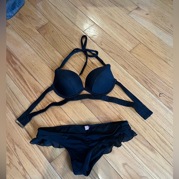 Victorias Secret Swim 32B Hottie Halter Bikini - Picture 1 of 6
